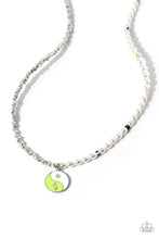 Load image into Gallery viewer, Youthful Yin and Yang - Green Necklace