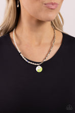 Load image into Gallery viewer, Youthful Yin and Yang - Green Necklace
