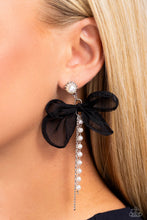 Load image into Gallery viewer, High-Class Heiress - Black Earring