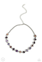 Load image into Gallery viewer, Abstract Admirer - Purple Necklace
