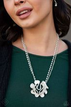 Load image into Gallery viewer, Pleated Power - White Necklace