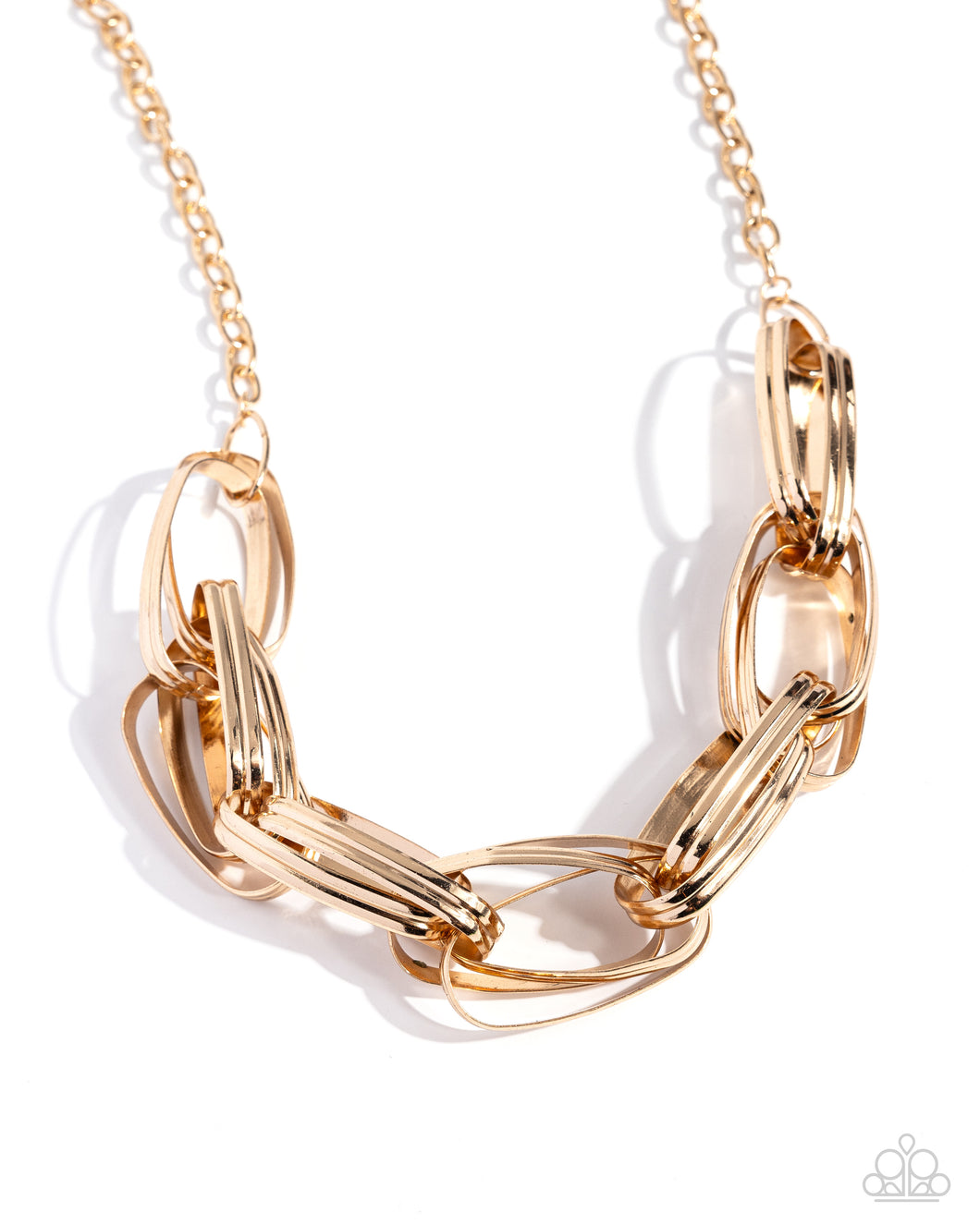 Fiercely Flexing - Gold Necklace