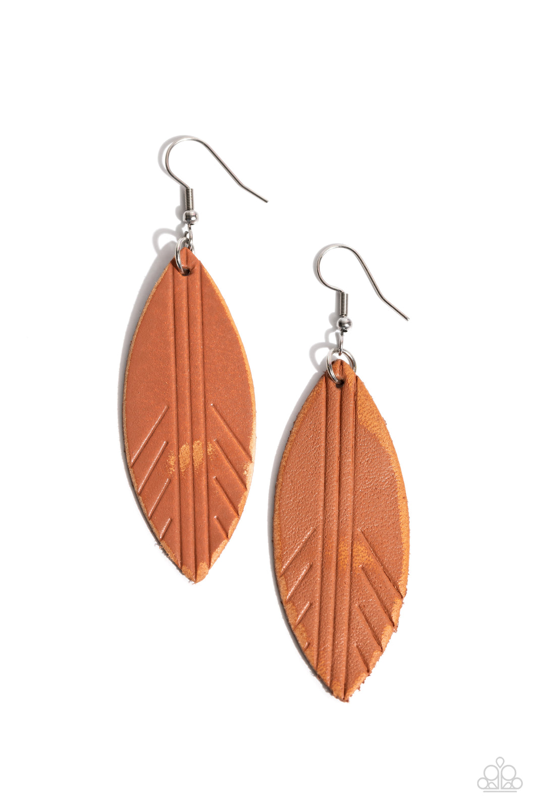 Leather Lounge - Brown Earring