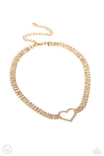Load image into Gallery viewer, Rows of Romance - Gold Necklace
