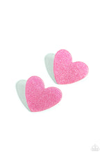 Load image into Gallery viewer, Sparkly Sweethearts - Pink Earring
