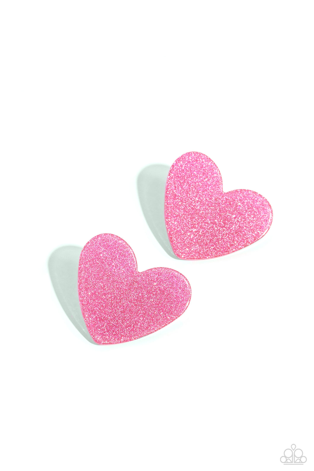 Sparkly Sweethearts - Pink Earring