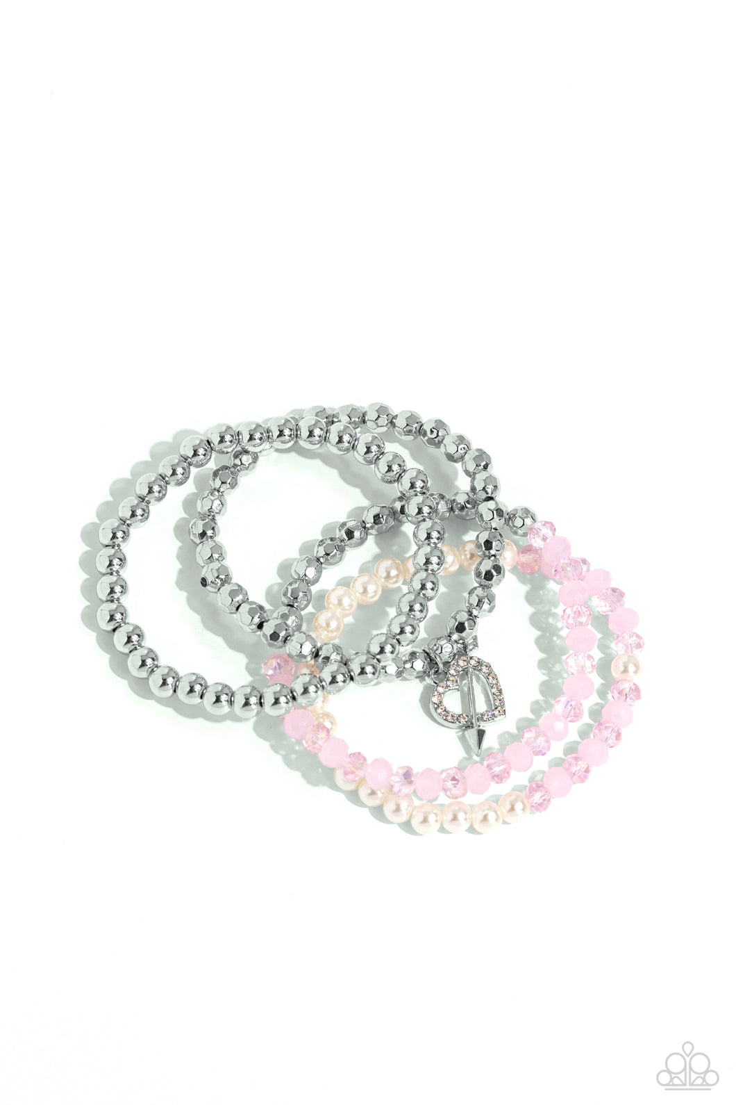 Heart-struck Haute - Pink Bracelet