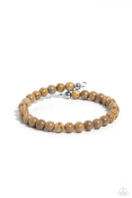 Load image into Gallery viewer, Sinuous Stones - Brown Bracelet
