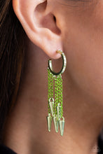 Load image into Gallery viewer, Piquant Punk - Green Earring
