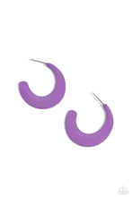 Load image into Gallery viewer, Fun-Loving Feature - Purple Earring
