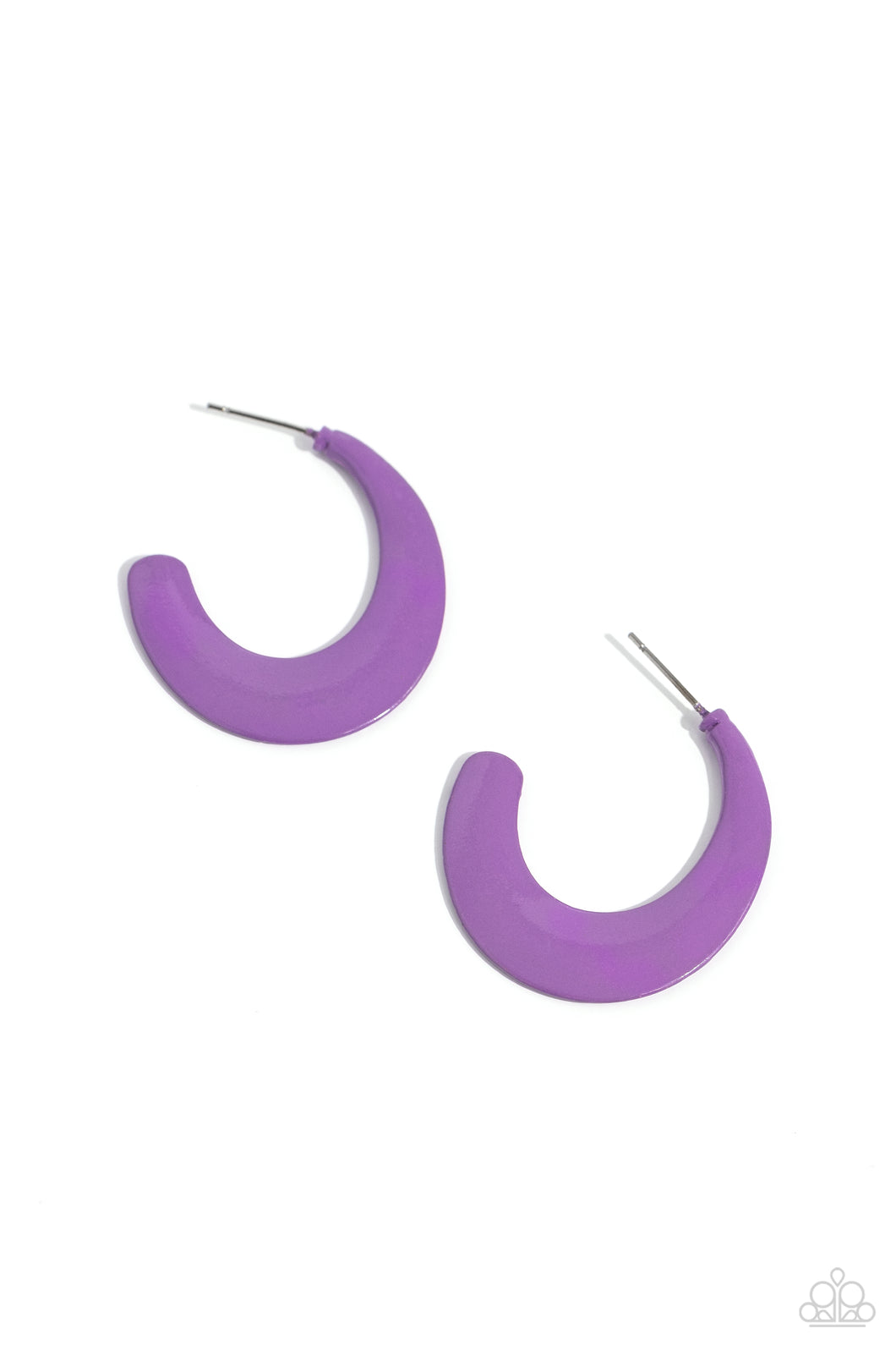 Fun-Loving Feature - Purple Earring
