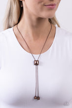 Load image into Gallery viewer, I Solemnly SQUARE - Copper Necklace
