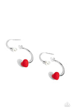 Load image into Gallery viewer, Romantic Representative - Red Earring
