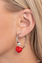Load image into Gallery viewer, Romantic Representative - Red Earring
