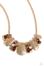 Load image into Gallery viewer, Multicolored Mayhem - Brown Necklace
