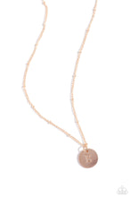 Load image into Gallery viewer, Initial Elegance - Rose Gold - B Necklace
