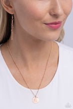 Load image into Gallery viewer, Initial Elegance - Rose Gold - C Necklace
