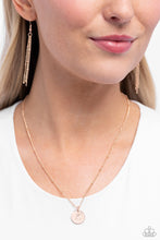 Load image into Gallery viewer, Initial Elegance - Rose Gold - K Necklace
