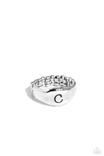 Load image into Gallery viewer, Monogram Memento - Silver - C Ring
