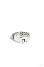 Load image into Gallery viewer, Monogram Memento - Silver - M Ring
