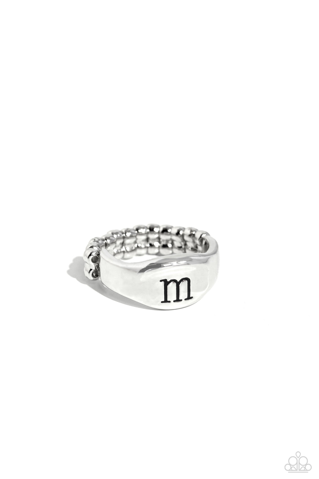 Monogram Memento - Silver - M Ring