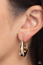 Load image into Gallery viewer, Oval Official - Gold Earring
