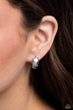 Load image into Gallery viewer, Hinged Halftime - Silver Earring
