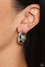 Load image into Gallery viewer, Patterned Past - Silver Earring

