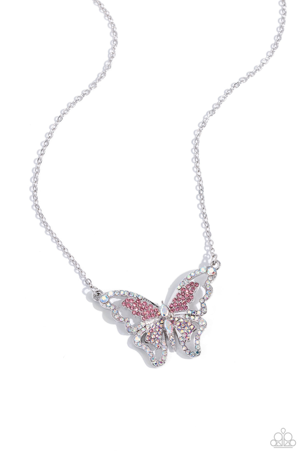 Weekend WINGS - Pink Necklace