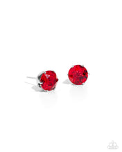 Load image into Gallery viewer, Breathtaking Birthstone - Red Earring
