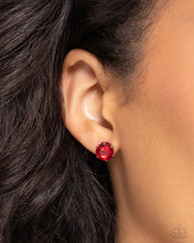 Load image into Gallery viewer, Breathtaking Birthstone - Red Earring
