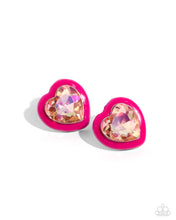 Load image into Gallery viewer, Heartfelt Haute - Pink Earring
