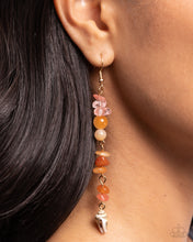 Load image into Gallery viewer, Game of STONES - Orange Earring

