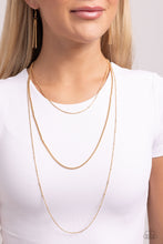 Load image into Gallery viewer, Layer Lockdown - Gold Necklace
