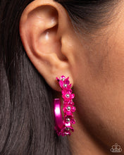 Load image into Gallery viewer, Fashionable Flower Crown - Pink Earring
