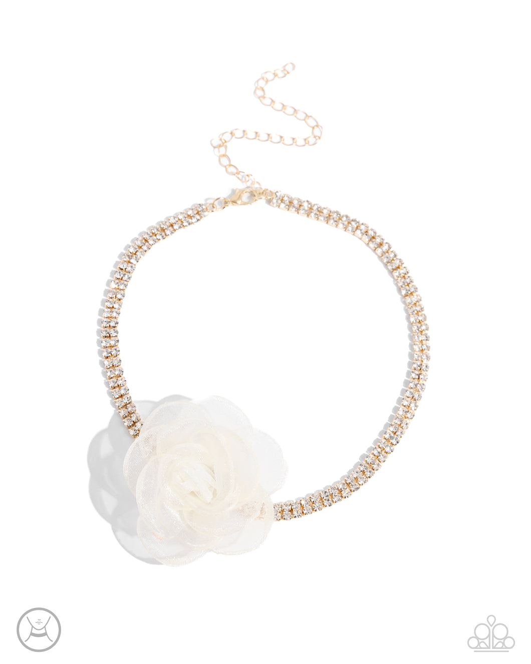 Rosy Range - Gold Necklace