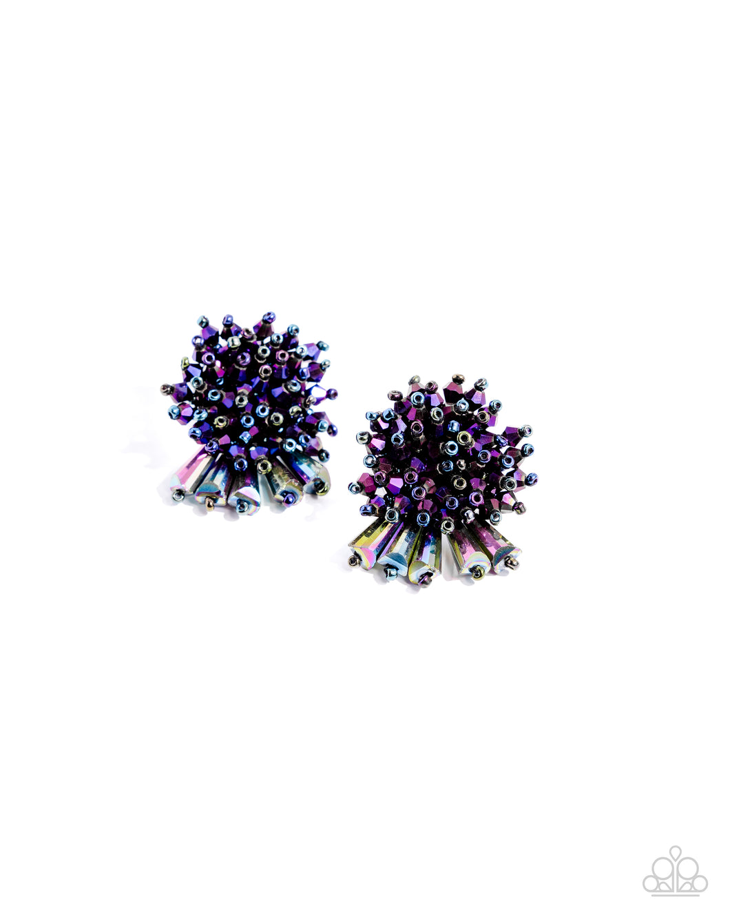 Streamlined Sass - Purple Earring
