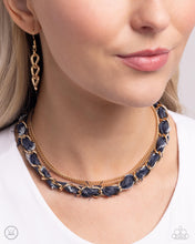 Load image into Gallery viewer, Denim Danger - Gold Necklace
