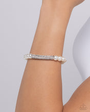 Load image into Gallery viewer, Elegance Embodied - White Bracelet
