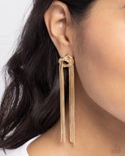 Load image into Gallery viewer, All STRANDS On Deck - Gold Earring
