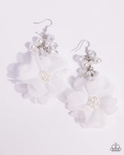 Load image into Gallery viewer, Fashionable Flower Girl - White Earring
