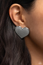 Load image into Gallery viewer, Glitter Gamble - Silver Earring
