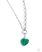 Load image into Gallery viewer, Definition of HEART - Green Necklace
