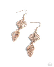 Load image into Gallery viewer, SHELL, I Was In the Area - Rose Gold Earring
