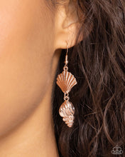 Load image into Gallery viewer, SHELL, I Was In the Area - Rose Gold Earring
