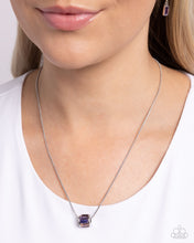 Load image into Gallery viewer, Warden Wheel - Purple Necklace
