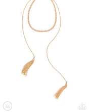 Load image into Gallery viewer, Tassel Theme - Gold Necklace
