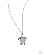 Load image into Gallery viewer, Turtle Tourist - Green Necklace
