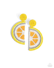 Load image into Gallery viewer, Lemon Leader - Yellow Earring
