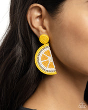 Load image into Gallery viewer, Lemon Leader - Yellow Earring

